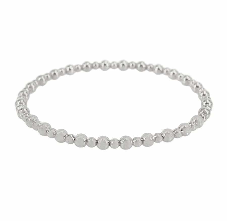 アクセサリー Silver Beaded Bracelet / Medium 20200329_221206_grande.jpg?v=